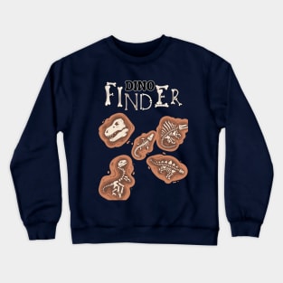 Dino Finder-A perfect gift for a Dinosaur Explorer Crewneck Sweatshirt